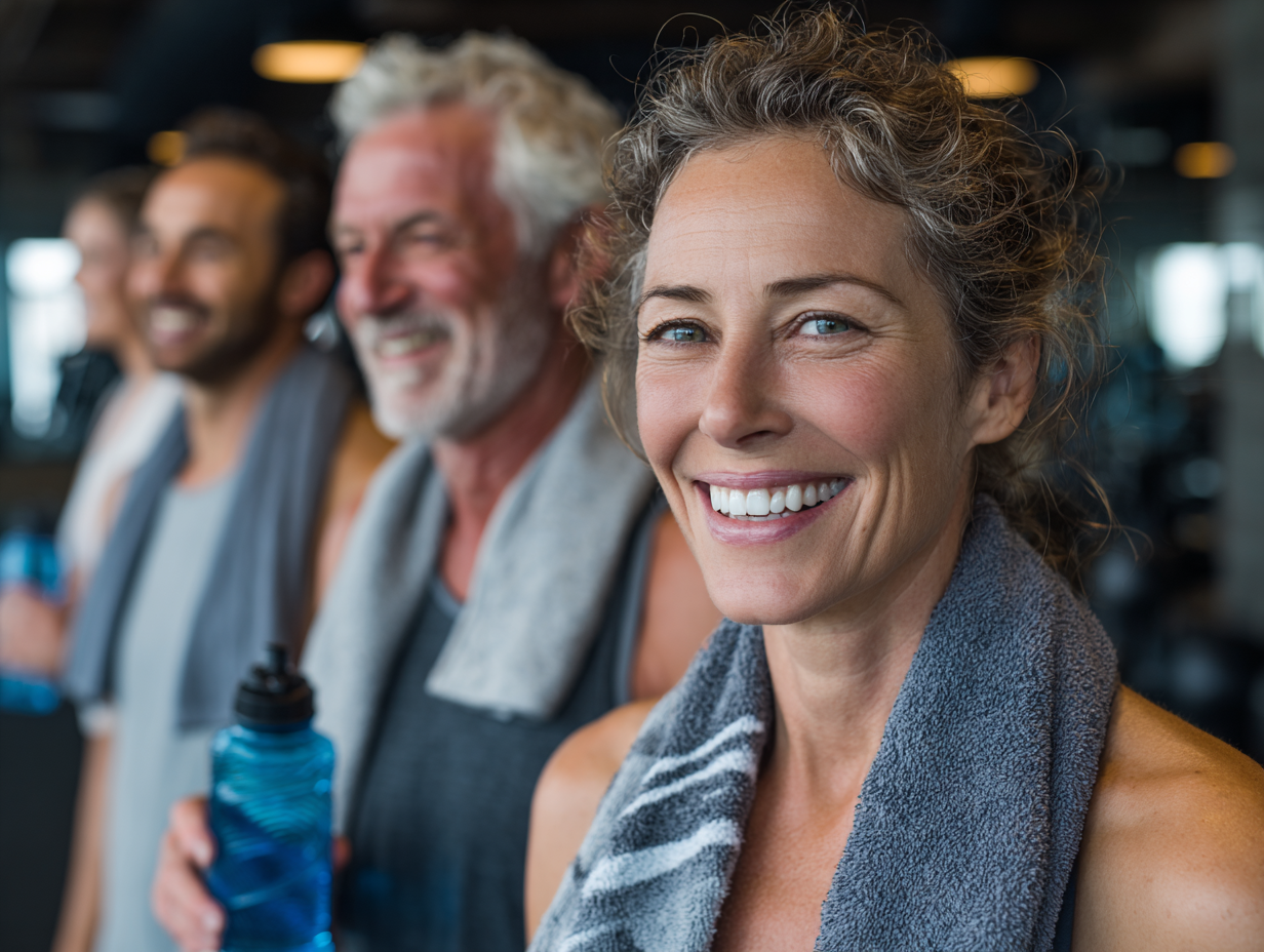 Досвідчений тренер консультує клієнта